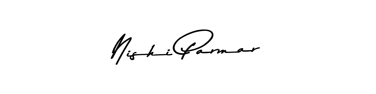 Nishi Parmar stylish signature style. Best Handwritten Sign (Asem Kandis PERSONAL USE) for my name. Handwritten Signature Collection Ideas for my name Nishi Parmar. Nishi Parmar signature style 9 images and pictures png