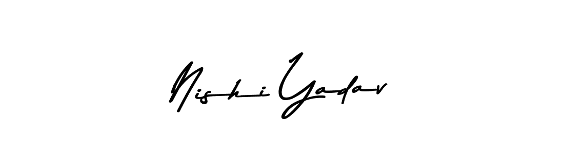 The best way (Asem Kandis PERSONAL USE) to make a short signature is to pick only two or three words in your name. The name Nishi Yadav include a total of six letters. For converting this name. Nishi Yadav signature style 9 images and pictures png