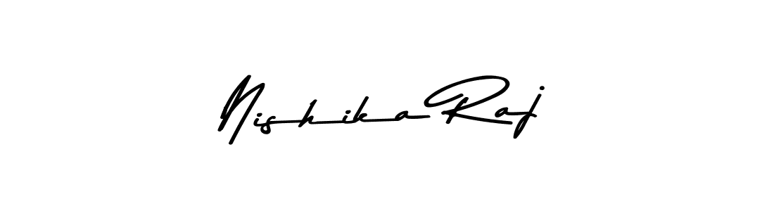 Design your own signature with our free online signature maker. With this signature software, you can create a handwritten (Asem Kandis PERSONAL USE) signature for name Nishika Raj. Nishika Raj signature style 9 images and pictures png