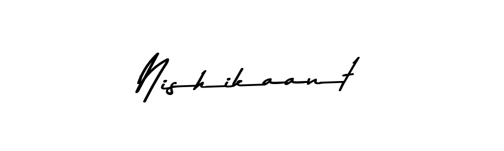 Design your own signature with our free online signature maker. With this signature software, you can create a handwritten (Asem Kandis PERSONAL USE) signature for name Nishikaant. Nishikaant signature style 9 images and pictures png