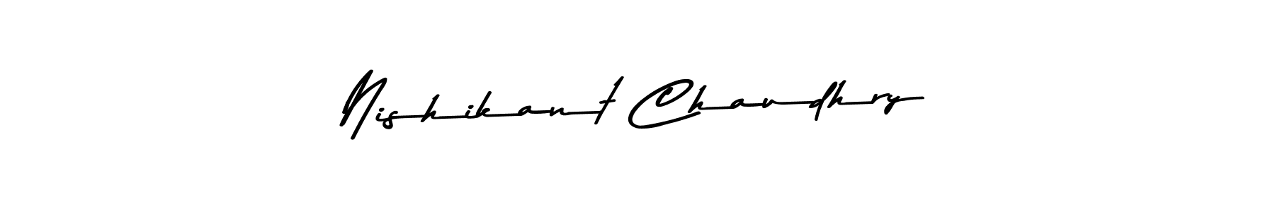 Design your own signature with our free online signature maker. With this signature software, you can create a handwritten (Asem Kandis PERSONAL USE) signature for name Nishikant Chaudhry. Nishikant Chaudhry signature style 9 images and pictures png