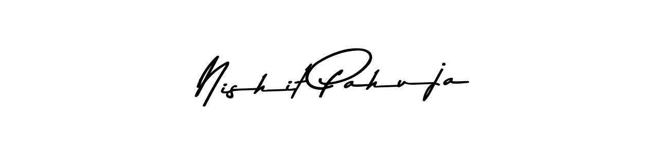 Make a beautiful signature design for name Nishit Pahuja. Use this online signature maker to create a handwritten signature for free. Nishit Pahuja signature style 9 images and pictures png