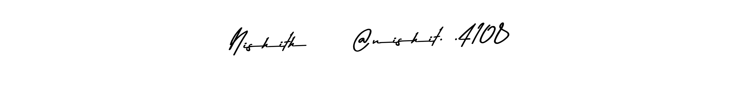 Make a beautiful signature design for name Nishith     @nishit. .4108. Use this online signature maker to create a handwritten signature for free. Nishith     @nishit. .4108 signature style 9 images and pictures png
