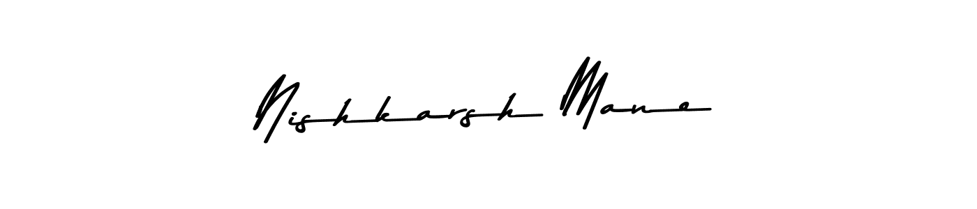 How to make Nishkarsh Mane signature? Asem Kandis PERSONAL USE is a professional autograph style. Create handwritten signature for Nishkarsh Mane name. Nishkarsh Mane signature style 9 images and pictures png