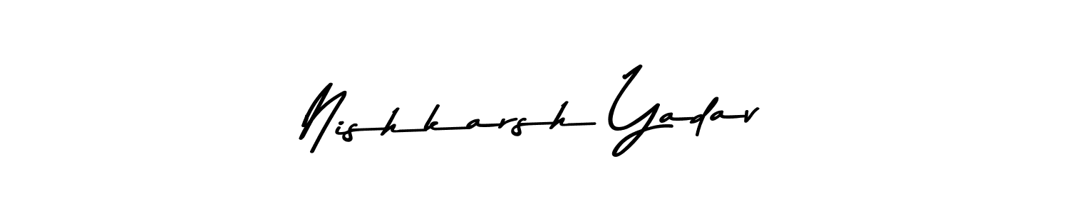 Also You can easily find your signature by using the search form. We will create Nishkarsh Yadav name handwritten signature images for you free of cost using Asem Kandis PERSONAL USE sign style. Nishkarsh Yadav signature style 9 images and pictures png
