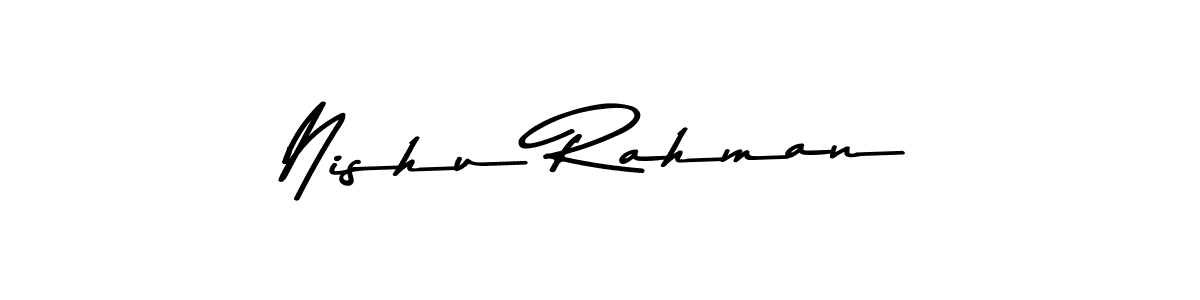 Check out images of Autograph of Nishu Rahman name. Actor Nishu Rahman Signature Style. Asem Kandis PERSONAL USE is a professional sign style online. Nishu Rahman signature style 9 images and pictures png