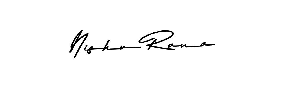 Here are the top 10 professional signature styles for the name Nishu Rana. These are the best autograph styles you can use for your name. Nishu Rana signature style 9 images and pictures png