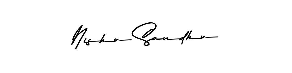Asem Kandis PERSONAL USE is a professional signature style that is perfect for those who want to add a touch of class to their signature. It is also a great choice for those who want to make their signature more unique. Get Nishu Sandhu name to fancy signature for free. Nishu Sandhu signature style 9 images and pictures png