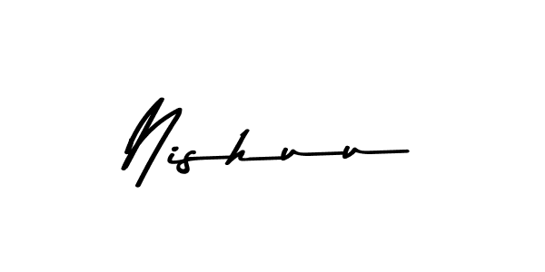 Design your own signature with our free online signature maker. With this signature software, you can create a handwritten (Asem Kandis PERSONAL USE) signature for name Nishuu. Nishuu signature style 9 images and pictures png