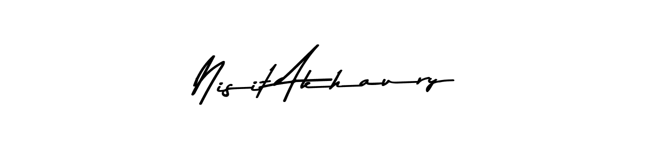 See photos of Nisit Akhaury official signature by Spectra . Check more albums & portfolios. Read reviews & check more about Asem Kandis PERSONAL USE font. Nisit Akhaury signature style 9 images and pictures png