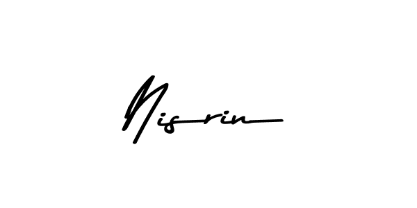 Also we have Nisrin name is the best signature style. Create professional handwritten signature collection using Asem Kandis PERSONAL USE autograph style. Nisrin signature style 9 images and pictures png