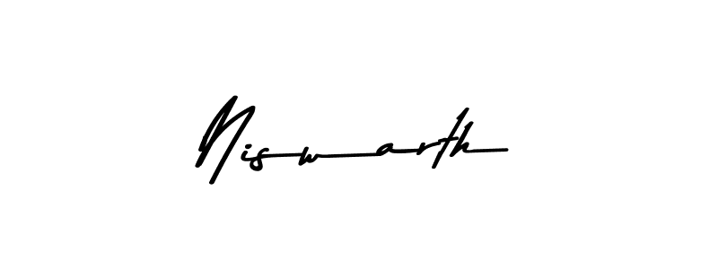 Here are the top 10 professional signature styles for the name Niswarth. These are the best autograph styles you can use for your name. Niswarth signature style 9 images and pictures png