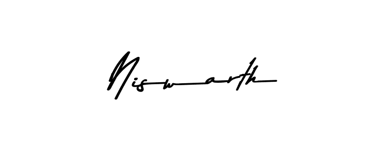 Here are the top 10 professional signature styles for the name Niswarth. These are the best autograph styles you can use for your name. Niswarth signature style 9 images and pictures png