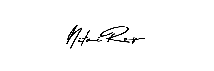 Also You can easily find your signature by using the search form. We will create Nitai Roy name handwritten signature images for you free of cost using Asem Kandis PERSONAL USE sign style. Nitai Roy signature style 9 images and pictures png