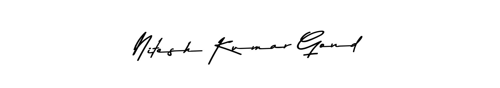 You should practise on your own different ways (Asem Kandis PERSONAL USE) to write your name (Nitesh Kumar Gond) in signature. don't let someone else do it for you. Nitesh Kumar Gond signature style 9 images and pictures png