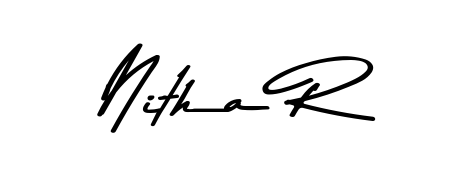 Build your personal autograph collection for name Nitha R with Asem Kandis PERSONAL USE design. Browse, select, and save your favorites. Nitha R signature style 9 images and pictures png