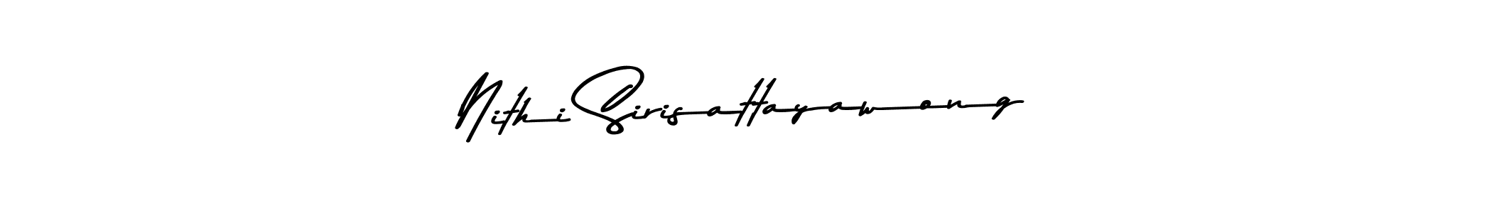 The best way (Asem Kandis PERSONAL USE) to make a short signature is to pick only two or three words in your name. The name Nithi Sirisattayawong include a total of six letters. For converting this name. Nithi Sirisattayawong signature style 9 images and pictures png