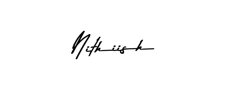 Asem Kandis PERSONAL USE is a professional signature style that is perfect for those who want to add a touch of class to their signature. It is also a great choice for those who want to make their signature more unique. Get Nithiish name to fancy signature for free. Nithiish signature style 9 images and pictures png
