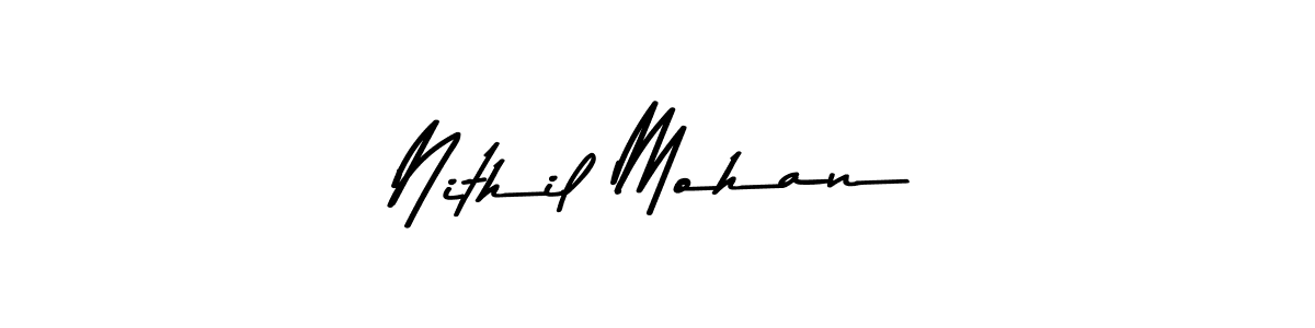 It looks lik you need a new signature style for name Nithil Mohan. Design unique handwritten (Asem Kandis PERSONAL USE) signature with our free signature maker in just a few clicks. Nithil Mohan signature style 9 images and pictures png