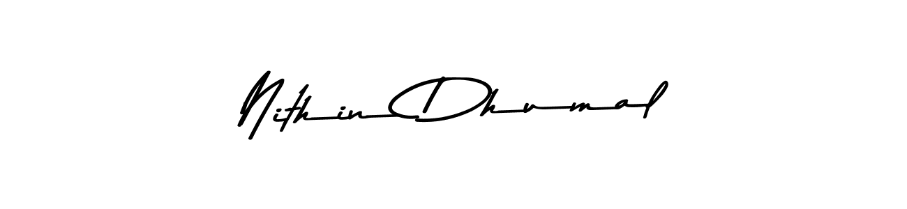 You can use this online signature creator to create a handwritten signature for the name Nithin Dhumal. This is the best online autograph maker. Nithin Dhumal signature style 9 images and pictures png