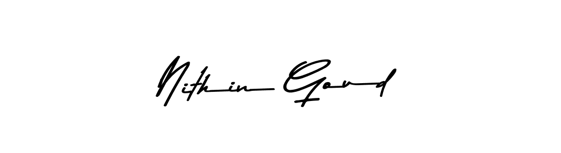Similarly Asem Kandis PERSONAL USE is the best handwritten signature design. Signature creator online .You can use it as an online autograph creator for name Nithin Goud. Nithin Goud signature style 9 images and pictures png