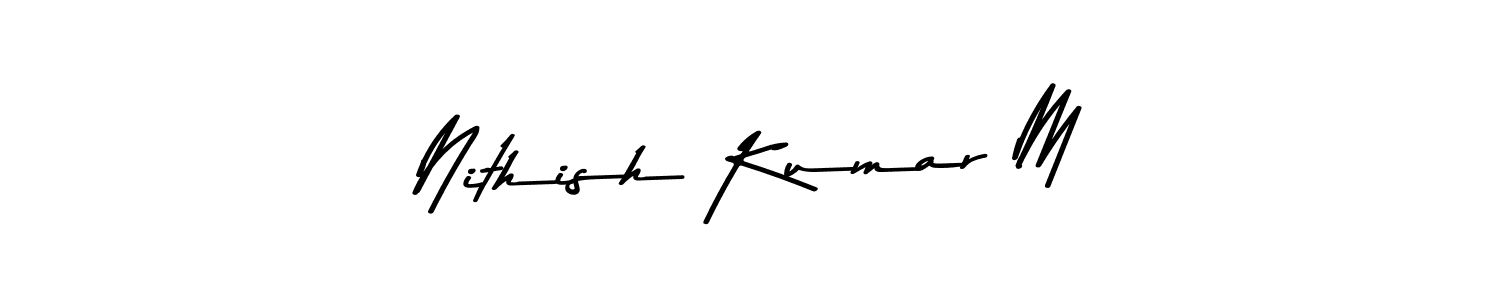 You can use this online signature creator to create a handwritten signature for the name Nithish Kumar M. This is the best online autograph maker. Nithish Kumar M signature style 9 images and pictures png
