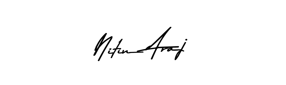 Here are the top 10 professional signature styles for the name Nitin Araj. These are the best autograph styles you can use for your name. Nitin Araj signature style 9 images and pictures png