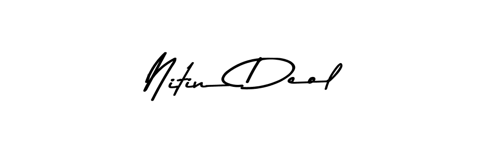 Also You can easily find your signature by using the search form. We will create Nitin Deol name handwritten signature images for you free of cost using Asem Kandis PERSONAL USE sign style. Nitin Deol signature style 9 images and pictures png