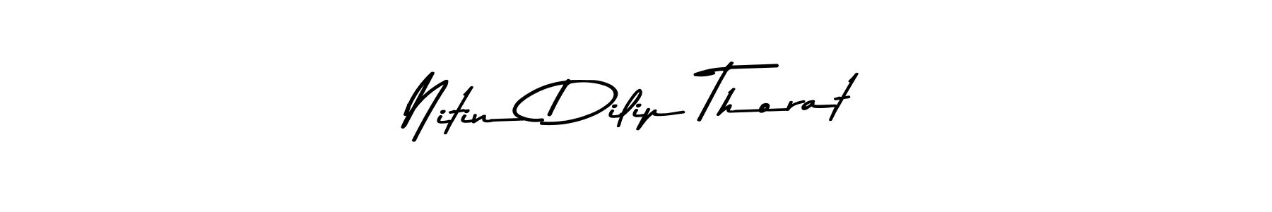 The best way (Asem Kandis PERSONAL USE) to make a short signature is to pick only two or three words in your name. The name Nitin Dilip Thorat include a total of six letters. For converting this name. Nitin Dilip Thorat signature style 9 images and pictures png