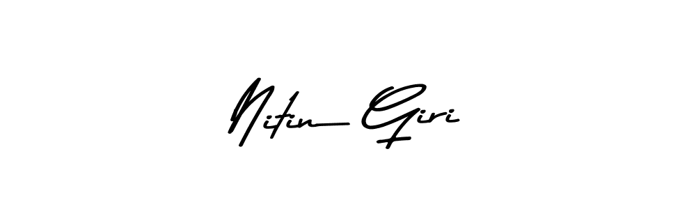 The best way (Asem Kandis PERSONAL USE) to make a short signature is to pick only two or three words in your name. The name Nitin Giri include a total of six letters. For converting this name. Nitin Giri signature style 9 images and pictures png