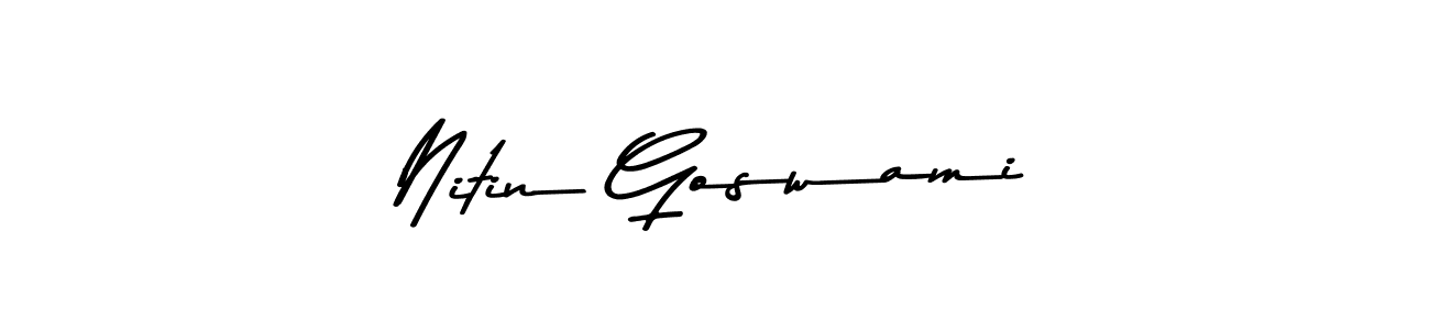 How to Draw Nitin Goswami signature style? Asem Kandis PERSONAL USE is a latest design signature styles for name Nitin Goswami. Nitin Goswami signature style 9 images and pictures png