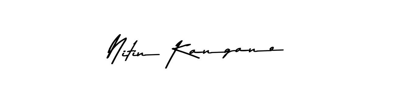 Also You can easily find your signature by using the search form. We will create Nitin Kangane name handwritten signature images for you free of cost using Asem Kandis PERSONAL USE sign style. Nitin Kangane signature style 9 images and pictures png