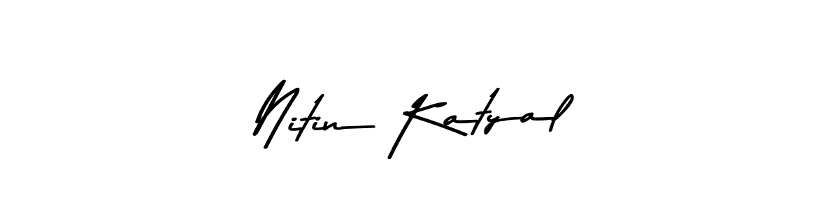 You should practise on your own different ways (Asem Kandis PERSONAL USE) to write your name (Nitin Katyal) in signature. don't let someone else do it for you. Nitin Katyal signature style 9 images and pictures png