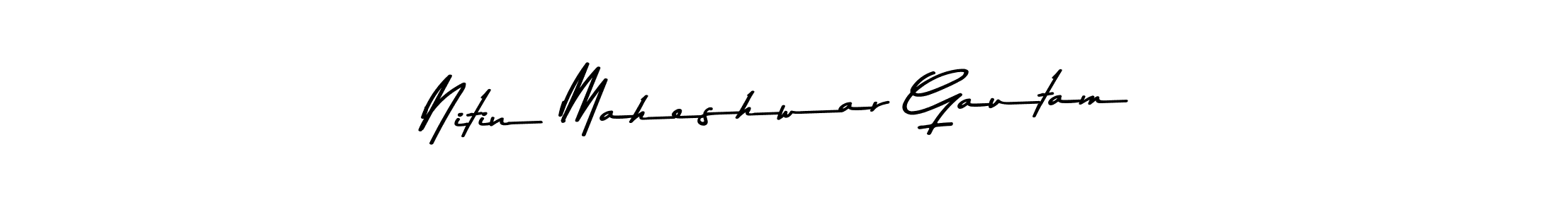 Make a beautiful signature design for name Nitin Maheshwar Gautam. Use this online signature maker to create a handwritten signature for free. Nitin Maheshwar Gautam signature style 9 images and pictures png