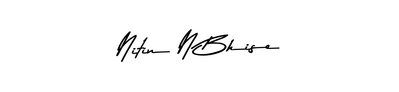 How to Draw Nitin N Bhise signature style? Asem Kandis PERSONAL USE is a latest design signature styles for name Nitin N Bhise. Nitin N Bhise signature style 9 images and pictures png