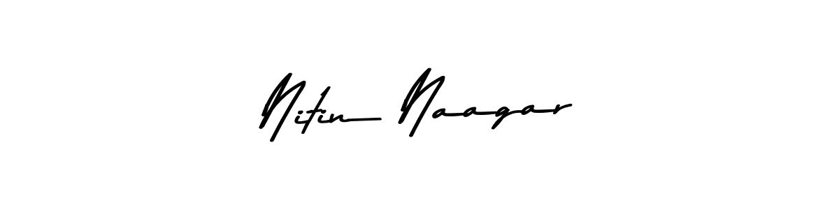 Asem Kandis PERSONAL USE is a professional signature style that is perfect for those who want to add a touch of class to their signature. It is also a great choice for those who want to make their signature more unique. Get Nitin Naagar name to fancy signature for free. Nitin Naagar signature style 9 images and pictures png