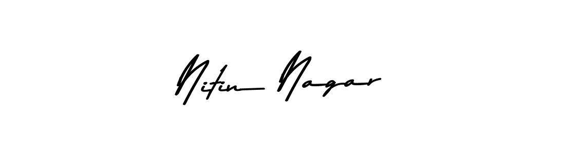 Also we have Nitin Nagar name is the best signature style. Create professional handwritten signature collection using Asem Kandis PERSONAL USE autograph style. Nitin Nagar signature style 9 images and pictures png