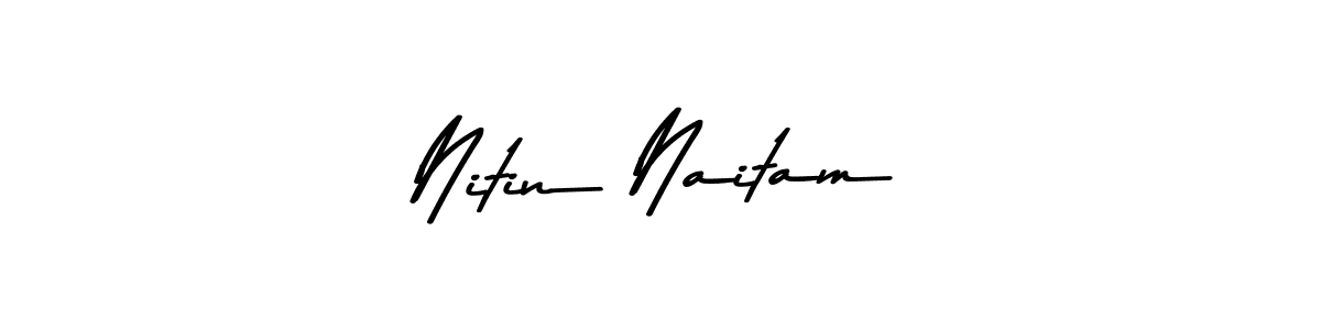 Here are the top 10 professional signature styles for the name Nitin Naitam. These are the best autograph styles you can use for your name. Nitin Naitam signature style 9 images and pictures png