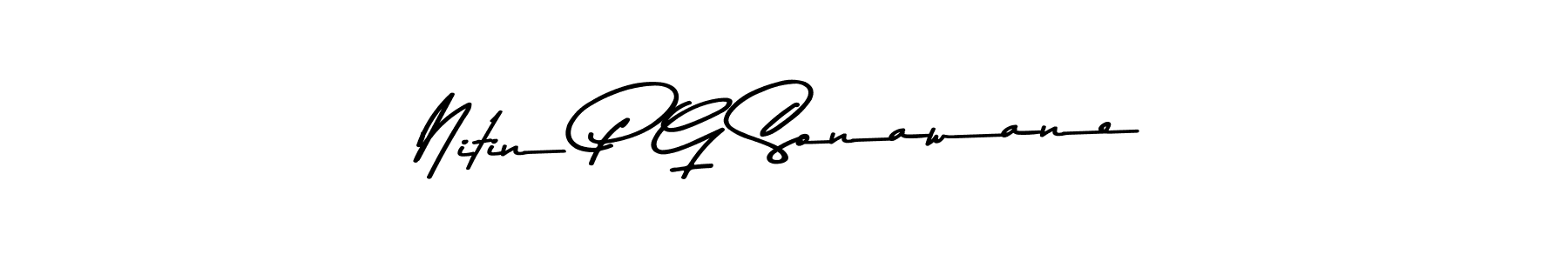 This is the best signature style for the Nitin P G Sonawane name. Also you like these signature font (Asem Kandis PERSONAL USE). Mix name signature. Nitin P G Sonawane signature style 9 images and pictures png