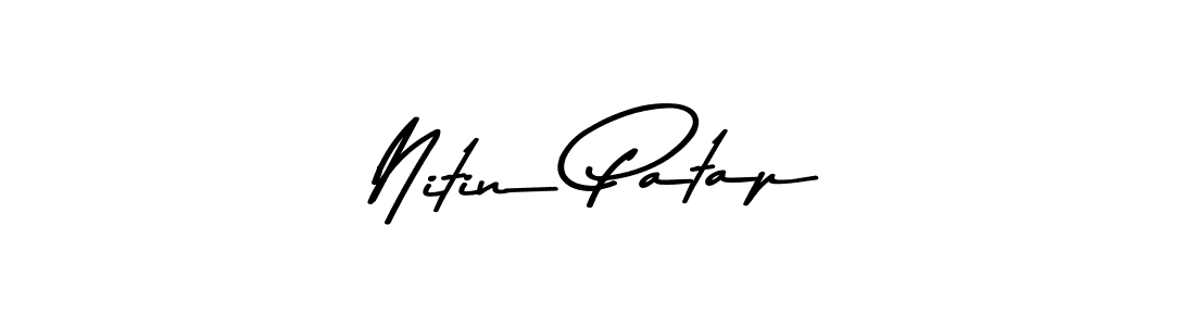 if you are searching for the best signature style for your name Nitin Patap. so please give up your signature search. here we have designed multiple signature styles  using Asem Kandis PERSONAL USE. Nitin Patap signature style 9 images and pictures png