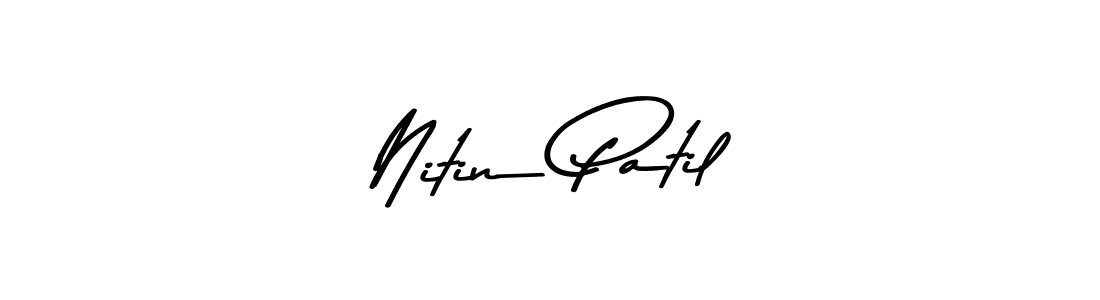 This is the best signature style for the Nitin Patil name. Also you like these signature font (Asem Kandis PERSONAL USE). Mix name signature. Nitin Patil signature style 9 images and pictures png