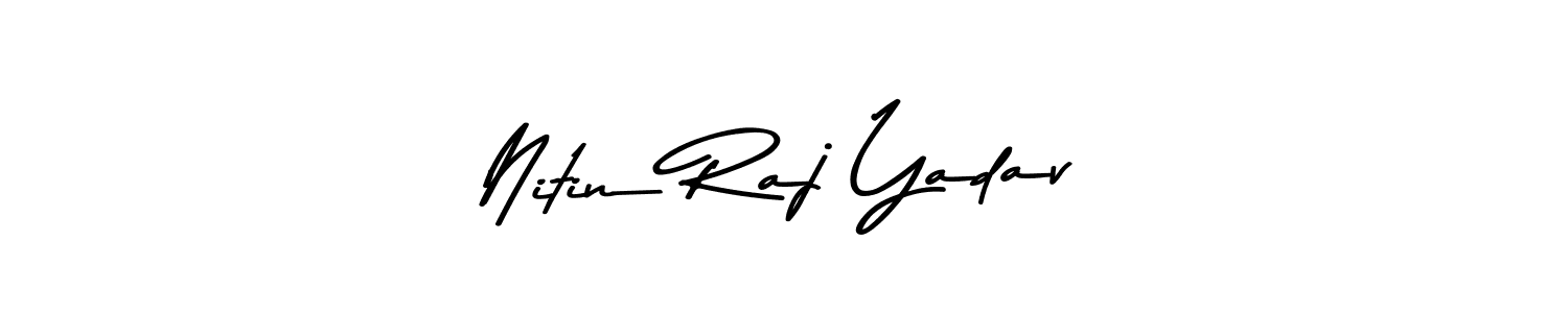 Nitin Raj Yadav stylish signature style. Best Handwritten Sign (Asem Kandis PERSONAL USE) for my name. Handwritten Signature Collection Ideas for my name Nitin Raj Yadav. Nitin Raj Yadav signature style 9 images and pictures png