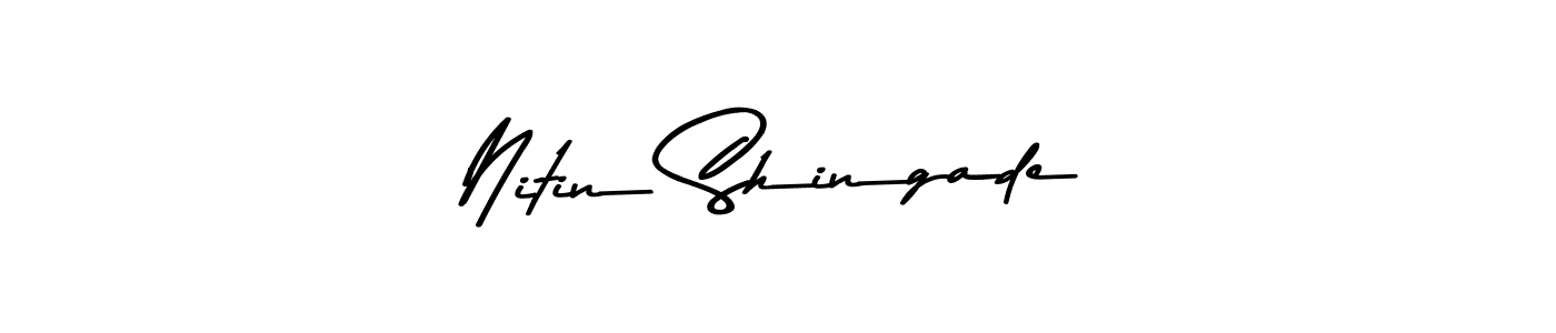 Also we have Nitin Shingade name is the best signature style. Create professional handwritten signature collection using Asem Kandis PERSONAL USE autograph style. Nitin Shingade signature style 9 images and pictures png