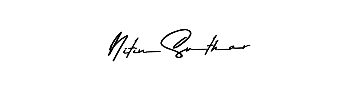 You should practise on your own different ways (Asem Kandis PERSONAL USE) to write your name (Nitin Suthar) in signature. don't let someone else do it for you. Nitin Suthar signature style 9 images and pictures png