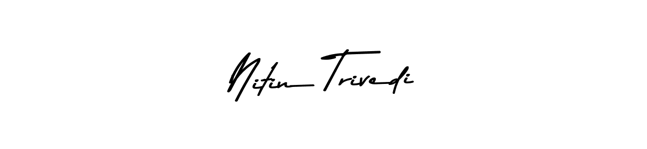 You should practise on your own different ways (Asem Kandis PERSONAL USE) to write your name (Nitin Trivedi) in signature. don't let someone else do it for you. Nitin Trivedi signature style 9 images and pictures png