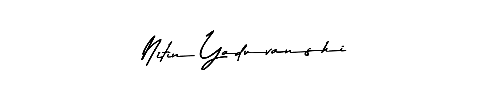 This is the best signature style for the Nitin Yaduvanshi name. Also you like these signature font (Asem Kandis PERSONAL USE). Mix name signature. Nitin Yaduvanshi signature style 9 images and pictures png