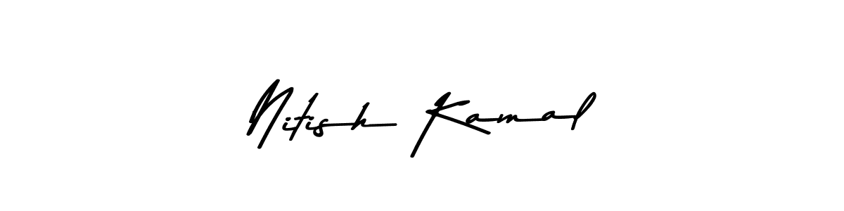 The best way (Asem Kandis PERSONAL USE) to make a short signature is to pick only two or three words in your name. The name Nitish Kamal include a total of six letters. For converting this name. Nitish Kamal signature style 9 images and pictures png