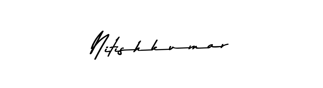 This is the best signature style for the Nitishkumar name. Also you like these signature font (Asem Kandis PERSONAL USE). Mix name signature. Nitishkumar signature style 9 images and pictures png
