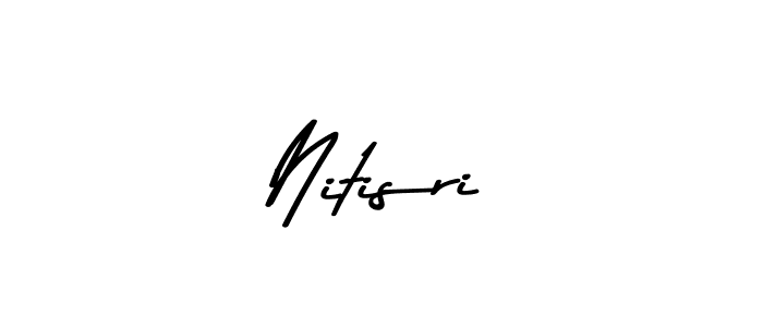 Make a beautiful signature design for name Nitisri. Use this online signature maker to create a handwritten signature for free. Nitisri signature style 9 images and pictures png