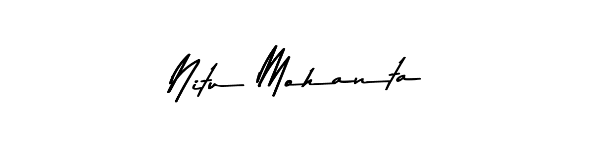 Make a short Nitu Mohanta signature style. Manage your documents anywhere anytime using Asem Kandis PERSONAL USE. Create and add eSignatures, submit forms, share and send files easily. Nitu Mohanta signature style 9 images and pictures png